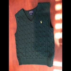 Ralph Lauren cable-knit cotton sweater vest